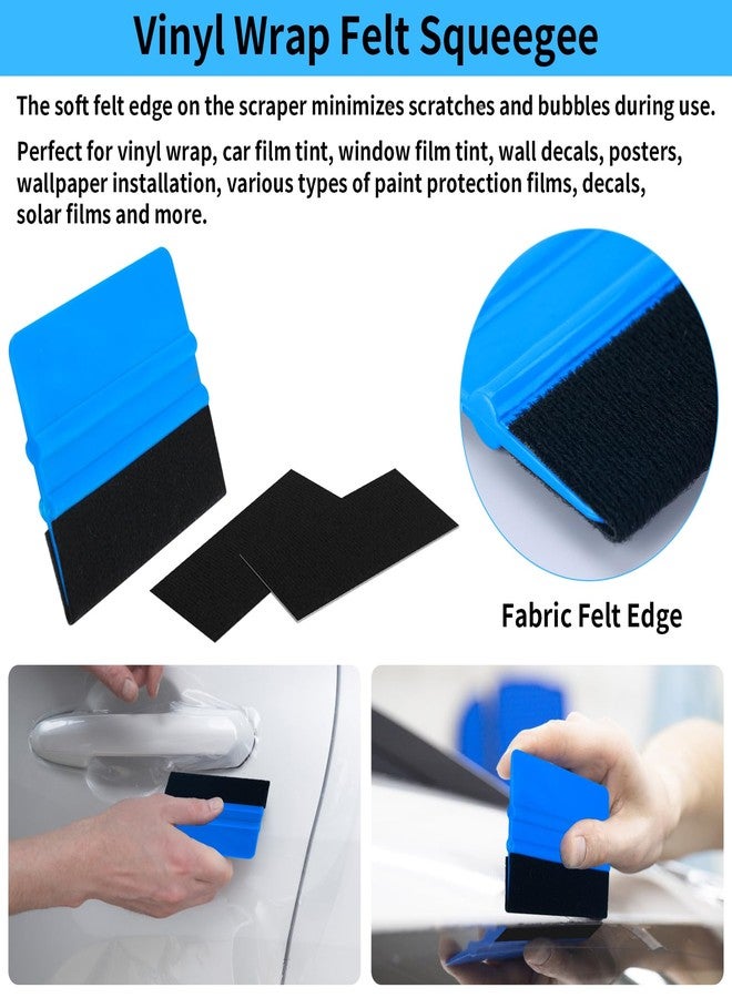 STHIRA® 12 Pcs Premium Car Window Film Tint Tool Kit, High-Quality Vechile Application, Squeegee for Vinyl Wrap, Scraper Tool, Essential Tinting Wrapping Tools for DIY and Professional Use - Image 5